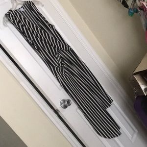 Black and white dress